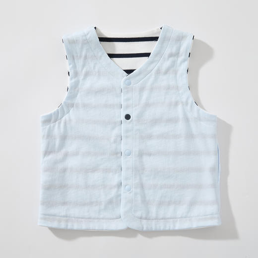 怡比爱心小熊内着马甲HY25AUN073蓝白色调80#-120# 商品图12