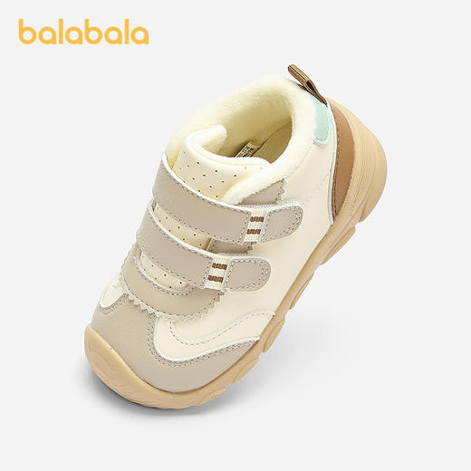 巴拉巴拉童鞋儿童学步鞋婴儿鞋子男女童宝宝鞋加绒2025春秋运动鞋 商品图0