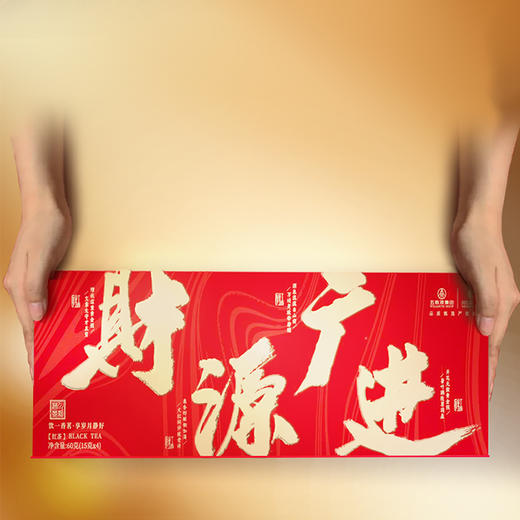 川红茶业非遗工夫红茶特级浓香型 财源广进茶叶礼盒60g 商品图3