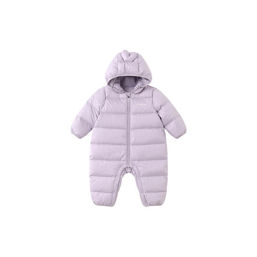 【商场同款】英氏婴儿轻薄羽绒连帽长袖哈衣冬季新款男女宝宝保暖新生儿连体衣超韧绒 商品图5