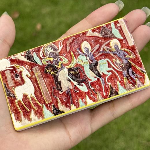 【 鎏金陶瓷冰箱贴】敦煌文创鎏金陶瓷冰箱贴2025新款 商品图3