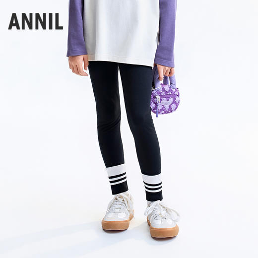 【实体店同款】女童针织打底裤秋季新款安奈儿童装AG536149 商品图1