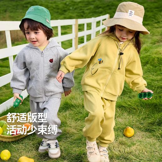嘟嘟家儿童卫衣套装秋装男童外套裤子两件套秋季女童休闲装童装潮 商品图2