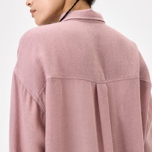 精纺羊绒宽松女衬衫  SJF97W316A 商品图7