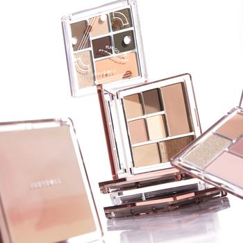 橘朵（Judydoll）玩趣七色眼影盘大地色腮红高光修容送女友礼物15奶糯烟粉色 商品图3