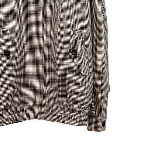 中性款logo刺绣格纹夹克外套017 商品图2