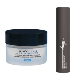 修丽可玻色因AGE面霜15g（旧版26年12月）+言之有物玻色因咖啡因眼霜16g（28年6月）