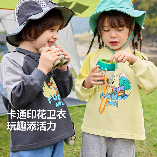 嘟嘟家儿童假两件卫衣秋装男童上衣秋季女童卡通T恤宝宝衣服童装 商品图3