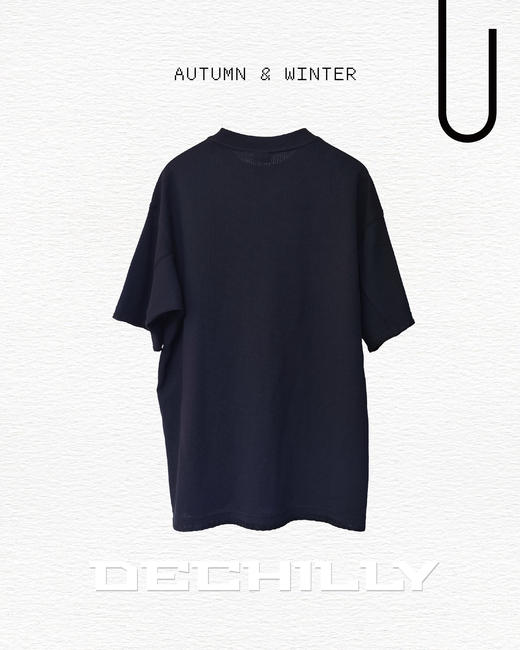 532512556肌理分割短袖T恤 商品图5