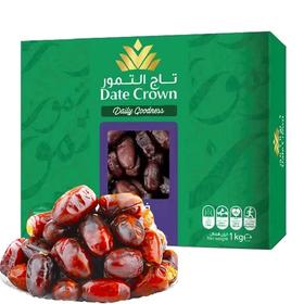 阿联酋进口皇冠椰枣特级大颗粒免洗大黑枣中东进口蜜枣1000g/盒【中欧班列精选】