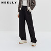NEELLY纳俪商场同款直筒休闲裤秋新款宽松拖地阔腿卫裤香蕉裤女N25084H04576 商品缩略图0
