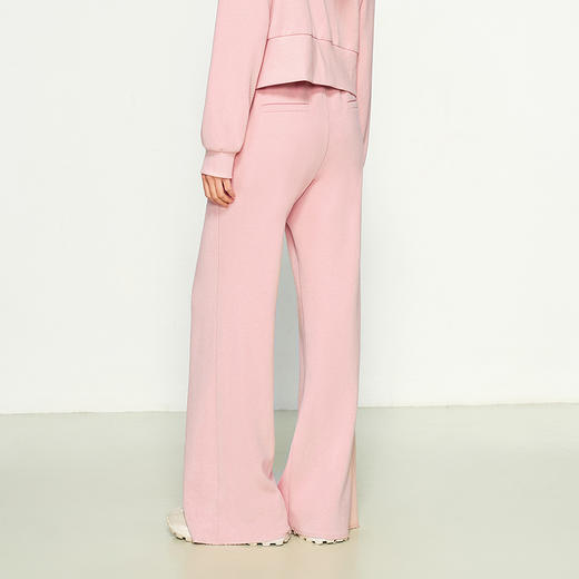 NEELLY纳俪商场同款秋季新款浅色舒适通勤卫裤女小个子显瘦阔腿裤N25084H04410 商品图1