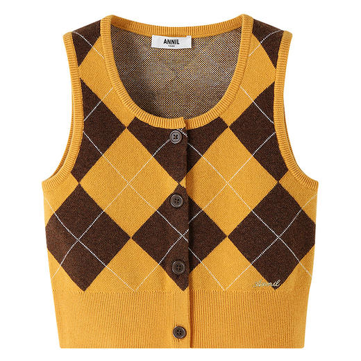 【实体店同款】女童针织背心秋季新款安奈儿童装AG532001 商品图5