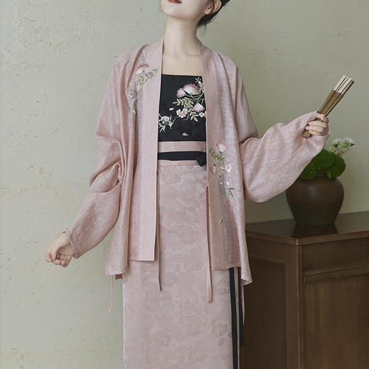 裁缝学苑AQ513宋制旋裙飞机袖短衫纸样吊带半身裙套装女装打版裁剪 商品图2