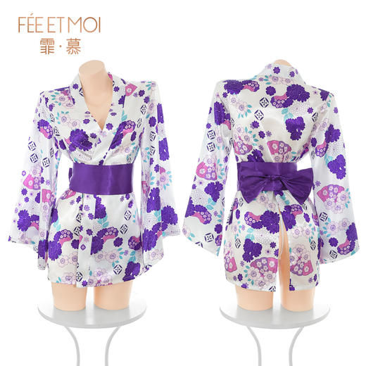 【情趣内衣】霏慕 樱花绘卷の诗意剪影和服ZY79 商品图9