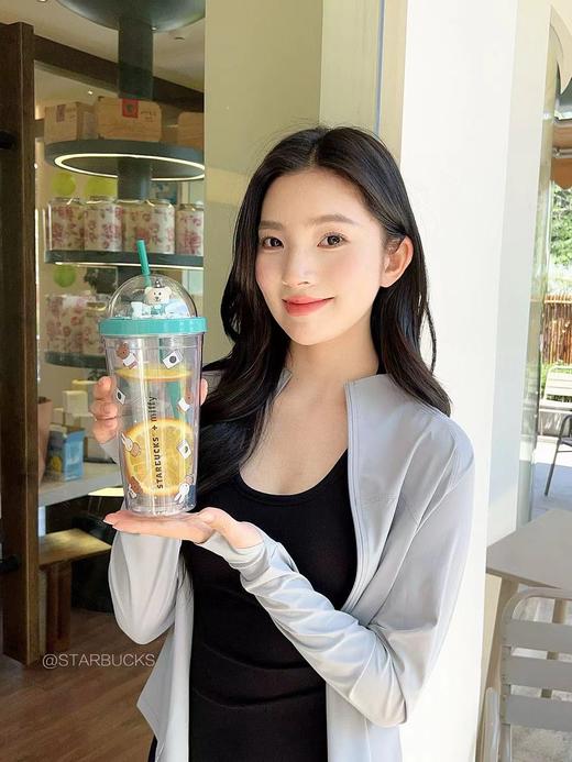 D081459可爱米菲熊550毫升大容量吸管杯 商品图2