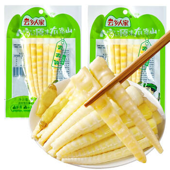 云乡人家泡椒竹笋尖即食山椒手剥笋片小包装休闲零食品小吃24g*20袋 /休闲食品 /豆干/素食零食 /卤味蔬菜零食 商品图1