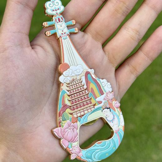 预售【天音九阙·敦煌琵琶启瓶器冰箱贴】敦煌文创冰箱贴 琵琶开瓶器2025新款文创 商品图3