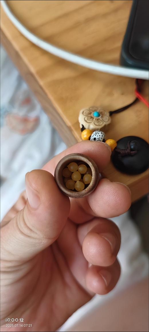 （随身应急小药瓶）急救小药盒葫芦吊坠项链 老年人装速救心挂件可装6/7粒 商品图5