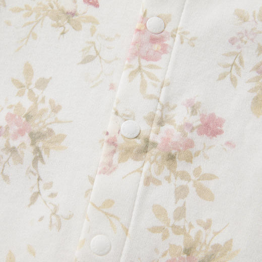 怡比花漾时光长袖开襟哈衣HY25AUN002粉白色调59#-90# 商品图10