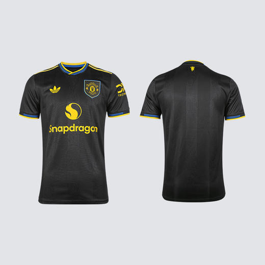 小李子:阿迪达斯25-26赛季曼联球员版第二客场短袖比赛球衣JI7419 商品图4