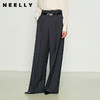 NEELLY纳俪商场同款秋季新款通勤风直筒休闲裤女西裤高腰长裤N25084H04606 商品缩略图0