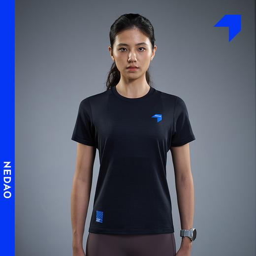 内道动能粒短袖T恤跑步马拉松男女训练超轻散热透气短袖T恤 商品图3