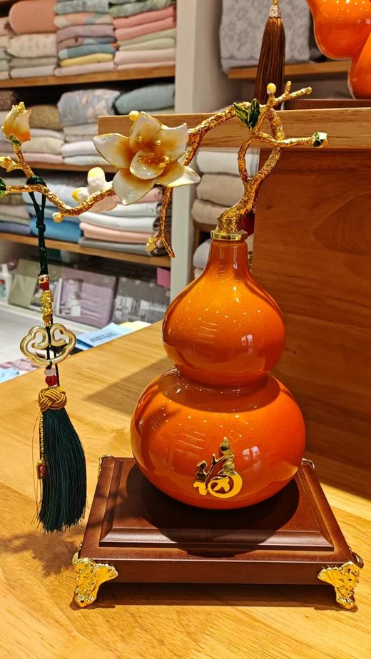 摆件玉兰花葫芦摆件24*33CM 商品图2
