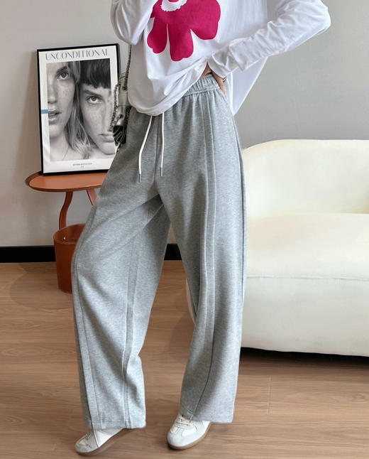 原单UHOOWU弯刀茧型阔腿裤081406 商品图1