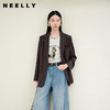 NEELLY纳俪商场同款秋季新款简约通勤气质西装外套女宽松廓形西服N25081W01067 商品缩略图0