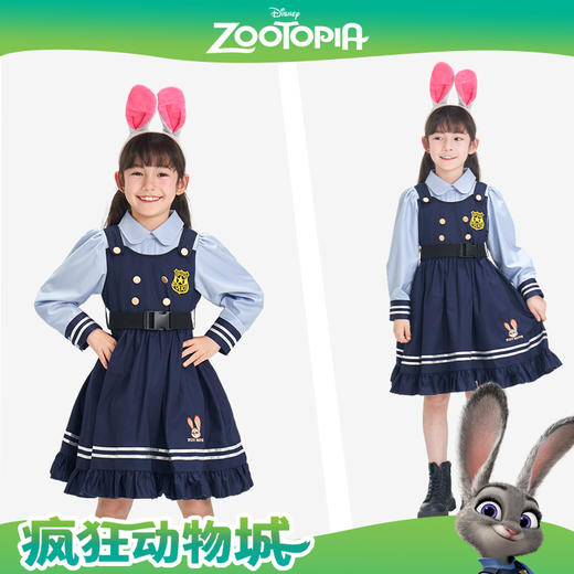 迪士尼疯狂动物城秋日尼克朱迪套装专柜同款含配饰 5255 5694 5254B 商品图3