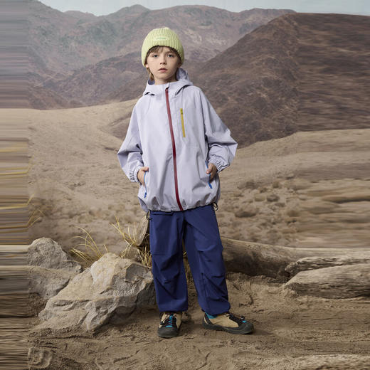 【MQD】男大童秋季新品工装户外潮酷机能感连帽外套风衣 商品图3