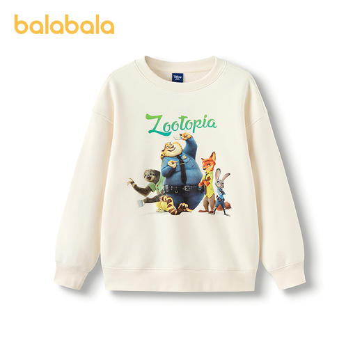 【疯狂动物城IP】巴拉巴拉童装儿童卫衣男童秋冬女童加绒休闲上衣 商品图4