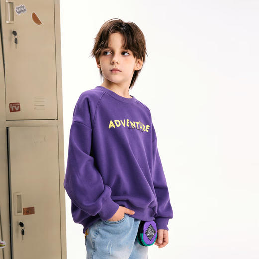 【MQD】男大童秋季新品潮酷休闲卡通亲肤长袖卫衣 商品图2