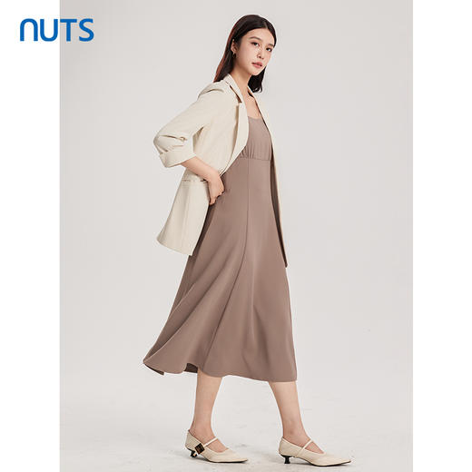 NUTS商场同款春秋季时尚简约通勤气质职场OL西装外套女4320404A1 商品图2