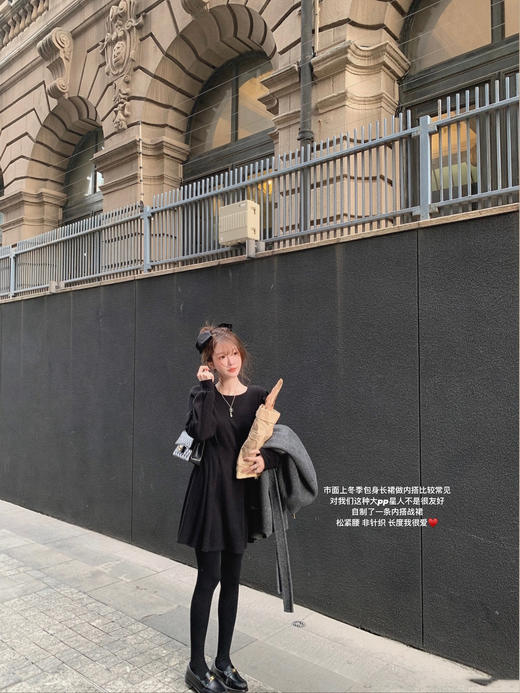 XS码  金蘑菇菇 爱丽丝舞曲 小黑裙组 /  年底战裙！内搭洋装 商品图12