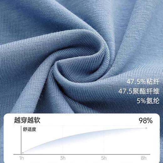 凉感睡衣男款夏薄款冰丝夏天圆领简约纯色短袖短裤男士家居服套装 商品图2