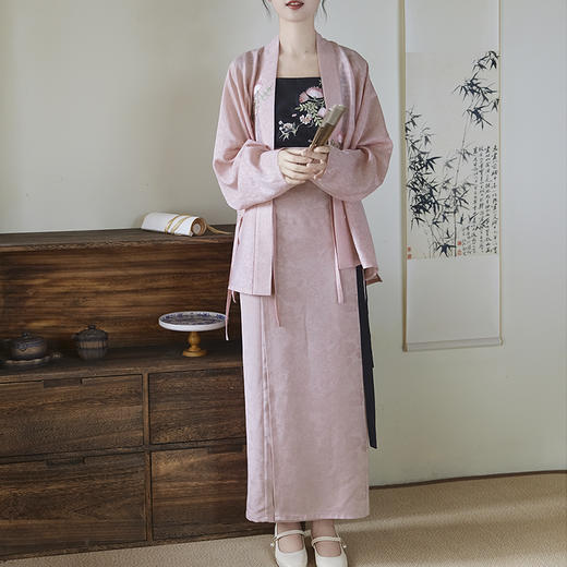 裁缝学苑AQ513宋制旋裙飞机袖短衫纸样吊带半身裙套装女装打版裁剪 商品图4