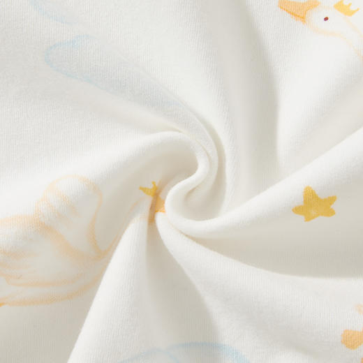 怡比小天鹅之家长袖系带哈衣HY25AUN018白黄色调52#-66# 商品图13