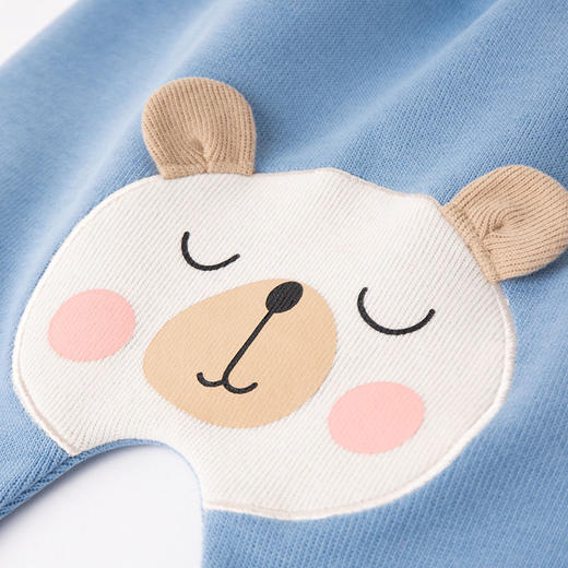 嘟嘟家婴儿大PP裤秋装宝宝高腰护肚裤男童屁屁裤秋季女童薄款裤子 商品图4