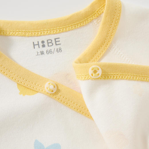 怡比快乐鸭鸭长袖系带哈衣HY25AUN010黄花色调52#-66# 商品图13