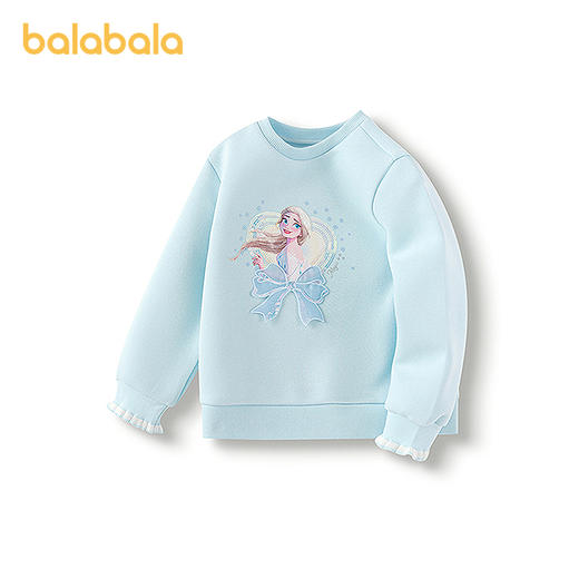 【爱莎IP】巴拉巴拉童装儿童加绒卫衣女童秋冬装上衣洋气休闲时尚 商品图4