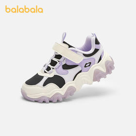 巴拉巴拉童鞋儿童运动鞋女童鞋2025新春秋鞋子厚底老爹鞋撞色潮流