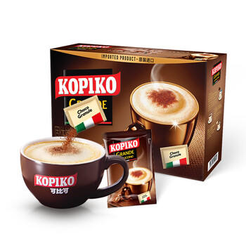 可比可（KOPIKO）速溶咖啡豪享卡布奇诺30.25g*24 三合一咖啡粉冲调饮品印尼进口 /水饮冲调 /咖啡 /速溶三合一 商品图7