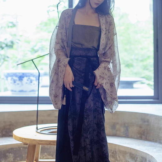 裁缝学苑AQ527新中式汉服纸样开衫上衣女装褶衣外衫样板打版裁剪 商品图3