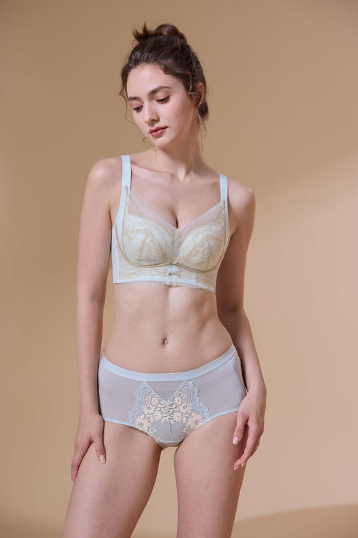 【6.9折限时优惠】【B杯单件】【秀黛】绵绵花期无钢圈中薄杯文胸S6110017B【门店同款】 商品图9