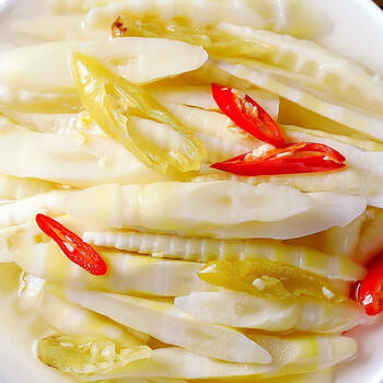 云乡人家泡椒竹笋尖即食山椒手剥笋片小包装休闲零食品小吃24g*20袋 /休闲食品 /豆干/素食零食 /卤味蔬菜零食 商品图5