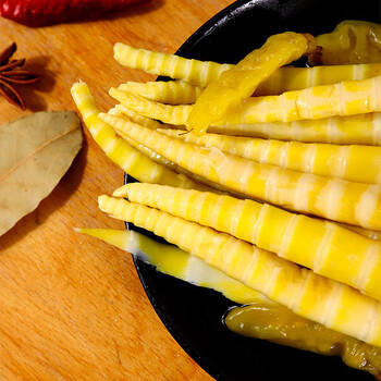 素味居 泡椒笋尖500g 泡椒竹笋脆笋笋尖网红酸笋零食小吃手剥笋开袋即食 /休闲食品 /豆干/素食零食 /卤味蔬菜零食 商品图3