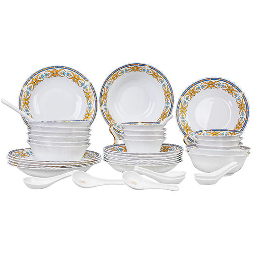 康宁冰萃玲珑  彭巴杜夫人系列 餐具40件套CB-BPBD40/KZ/LS 商品图1