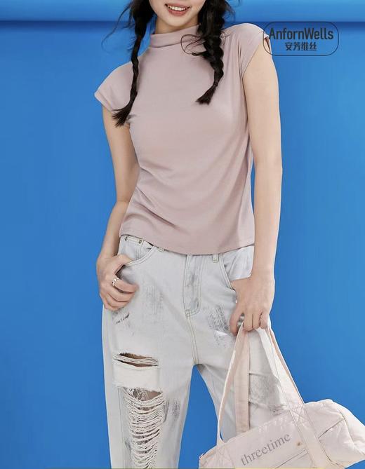 无袖莫代尔棉四季背心百搭柔软气质15135074 商品图4